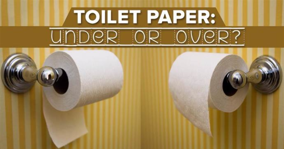 Do you prefer toilet paper rolled under or over? GirlsAskGuys