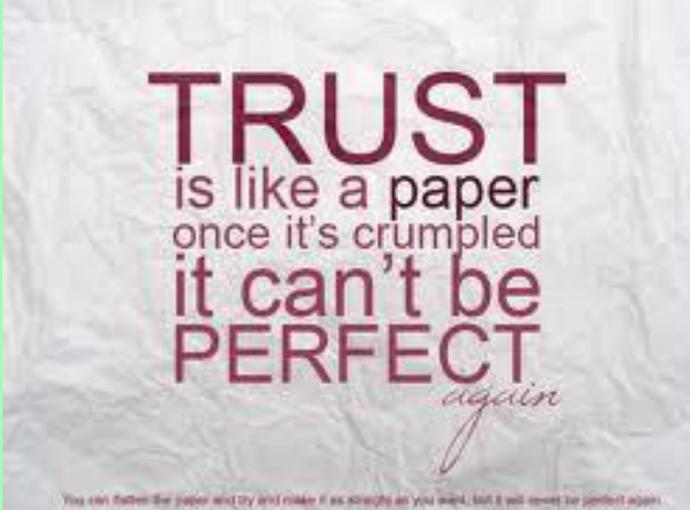 People with trust issues.