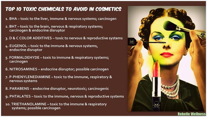 Stay away from cosmetic products!