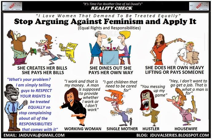 How feminism benefits males (A look at feminism from a different angle)