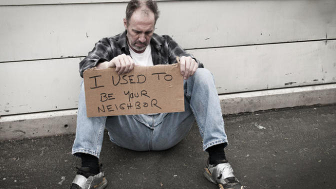"Homeless people" scams