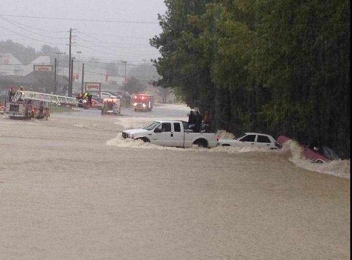 Scenes from the storm: The Carolinas flooded!