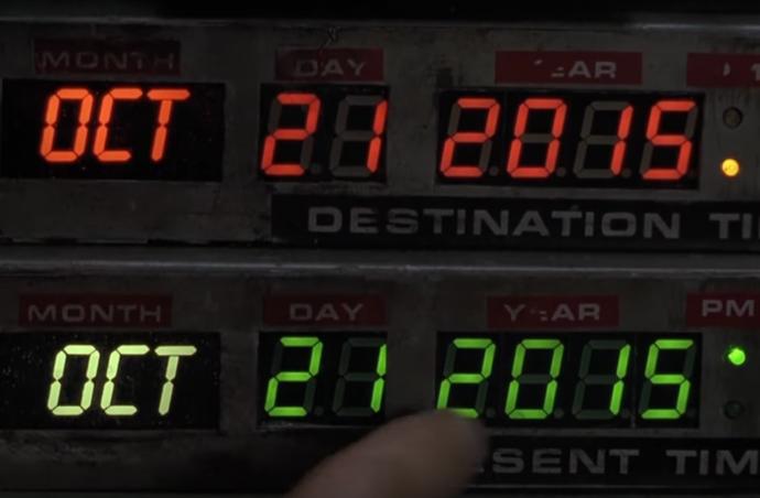 Back to the Future on October 21, 2015