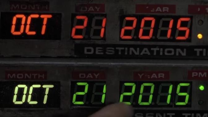 Back to the Future on October 21, 2015