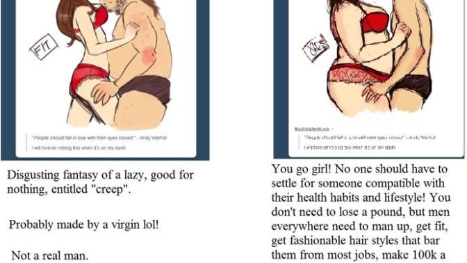 Guys are more fat accepting then girls