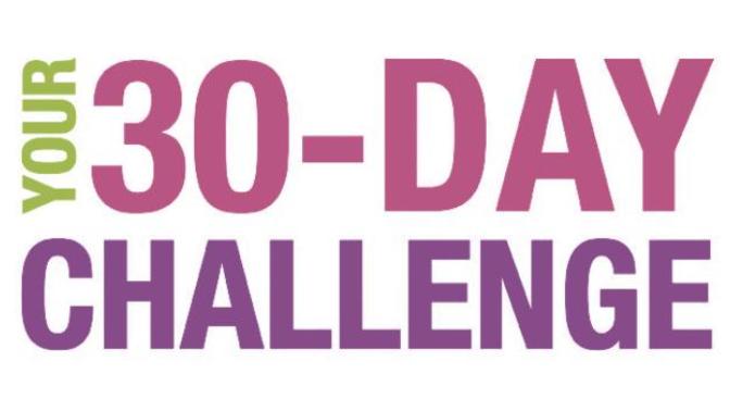Do an 30 day challenge!