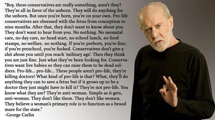 A few Quotes by the Great George Carlin
