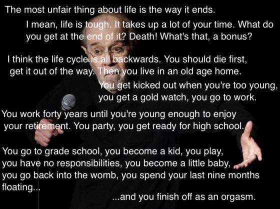 A few Quotes by the Great George Carlin