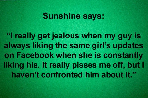 Why girls shouldn't blame their boyfriends for being jealous