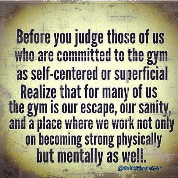 Fit-shaming.... It's a thing.