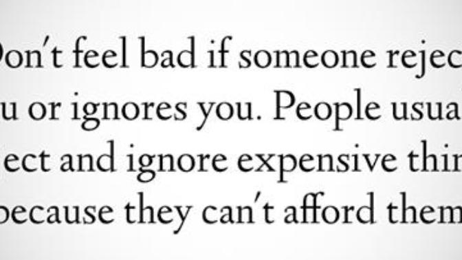 Never bash someone's passions!