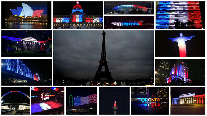When Paris Turned Out it's Lights, the Rest of the World Turned Them On