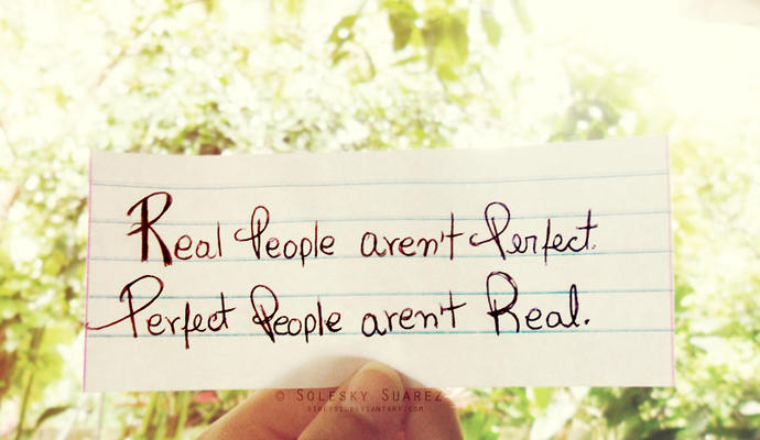 A Slam Poem (Sort of) - Perfection is Bullshit