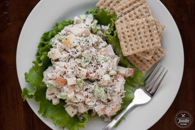 Low Cal leftover turkey salad
