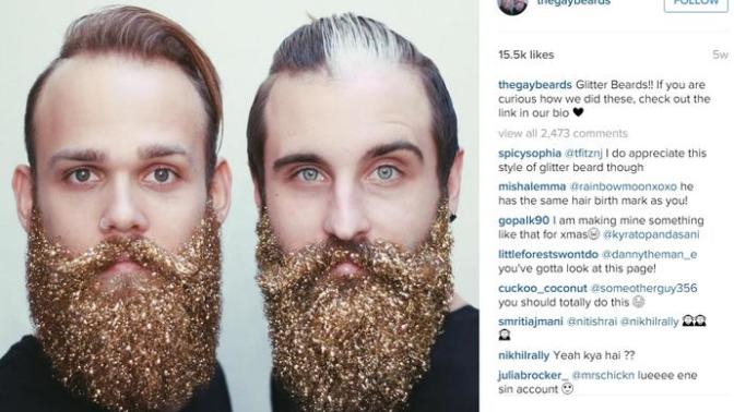 Glitter Beards: Sparkly and Festive... and an Awful Idea