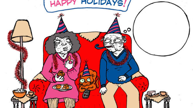 Holiday Contest! Caption this Picture with your Funniest Line!