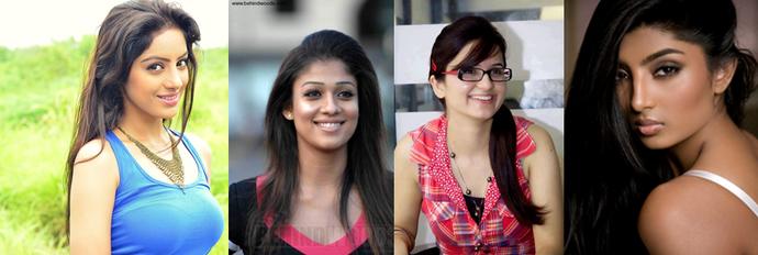 Spectrum of Indian "Complexions" (Female version)
