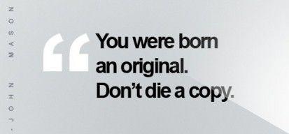 Being your own person.