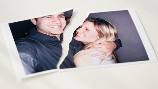 The heartache of relationship breakups