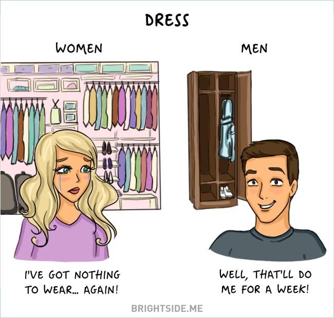 14 Real Differences Between Men & Women