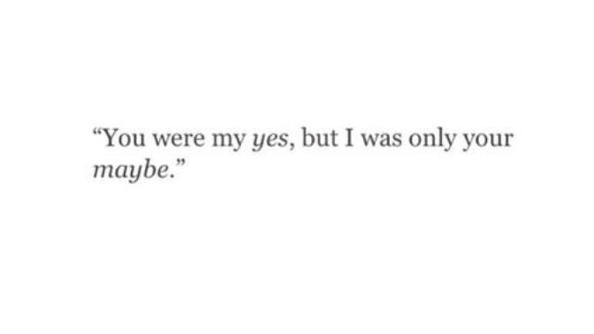 Being the second choice!