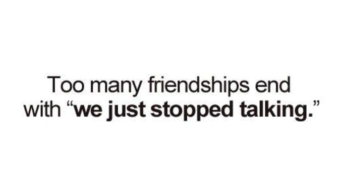 Growing apart from a childhood friend