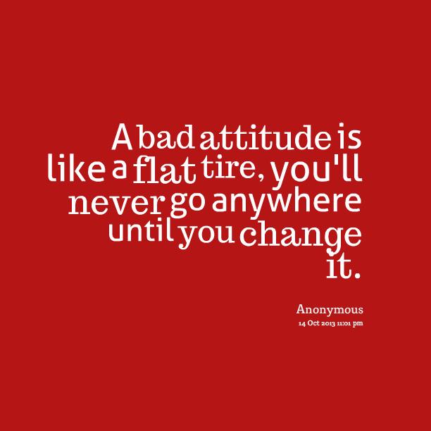 How to stop having such a bad attitude