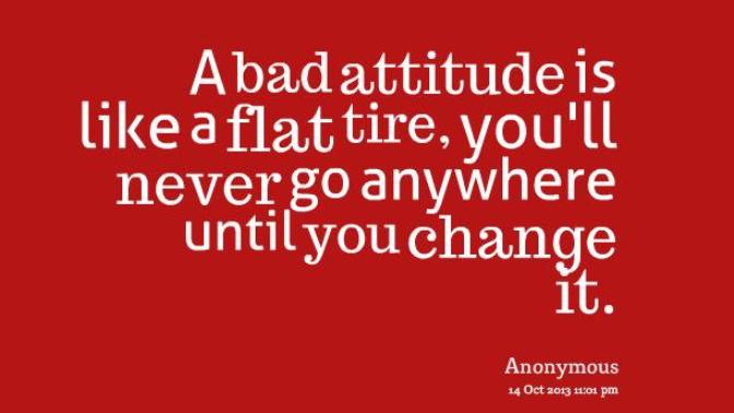 How to stop having such a bad attitude