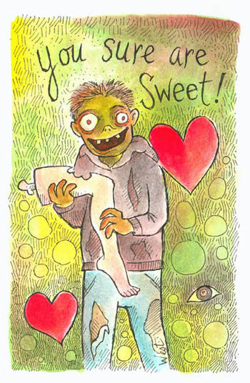 Dear Valentine's Day Zombie