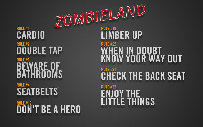 Rules for surviving Zombi/ NO, waaait - Valentine's Day