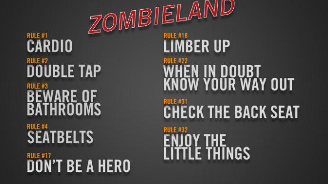 Rules for surviving Zombi/ NO, waaait - Valentine's Day