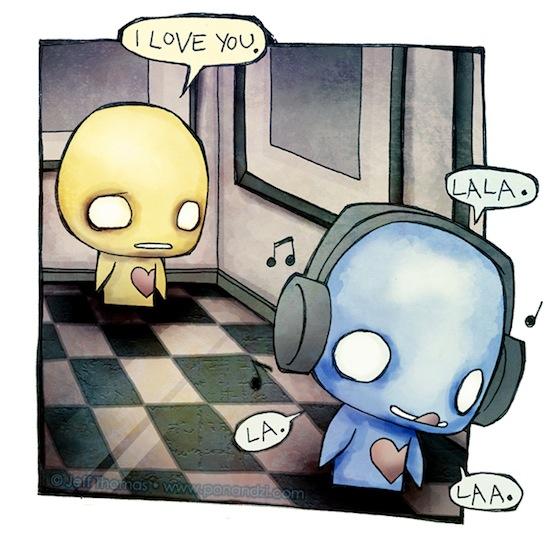 Silence can speak louder than words