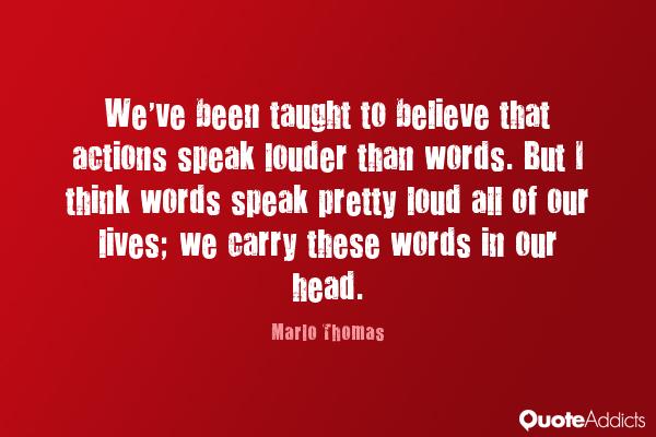 Actions Don't Always Speak Louder Than Words