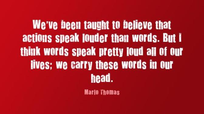 Actions Don't Always Speak Louder Than Words