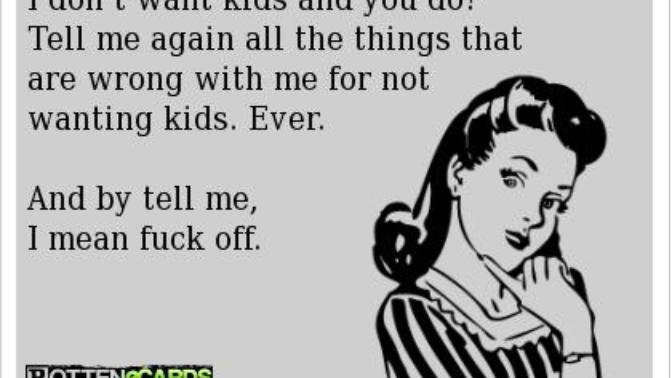 I Don't Want Kids!