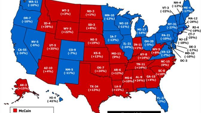 Debunking the Election Argument: "Red" States versus "Blue" States