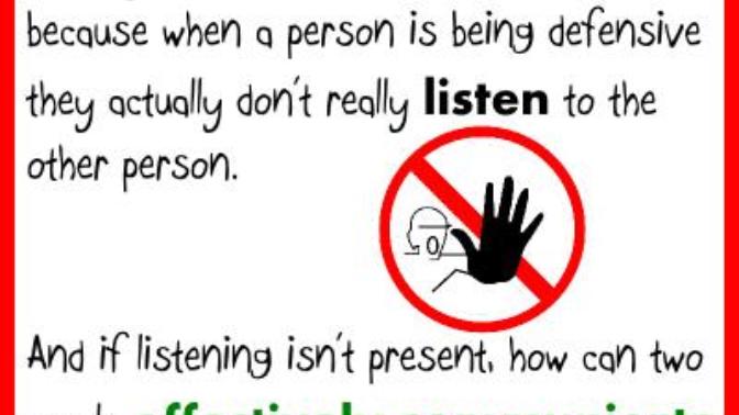 Dealing With An Overly Defensive Person
