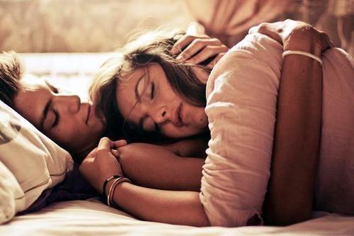 Watching your love while she's sleeping!