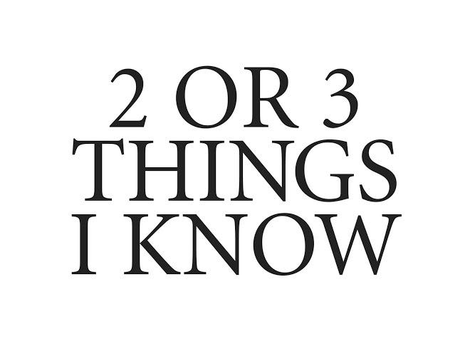 Things I Know About Girls...