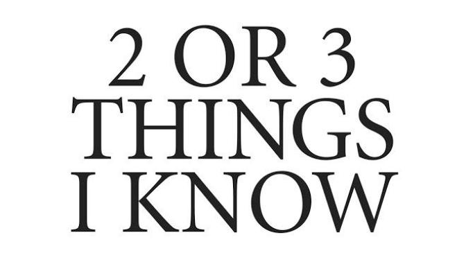 Things I Know About Girls...