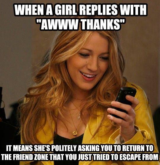 Signs for men that you are in the friendshipzone, from the mouth of the friendshipzone king