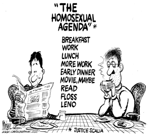 Newsflash, Conservatives: There Is No "Gay Agenda"