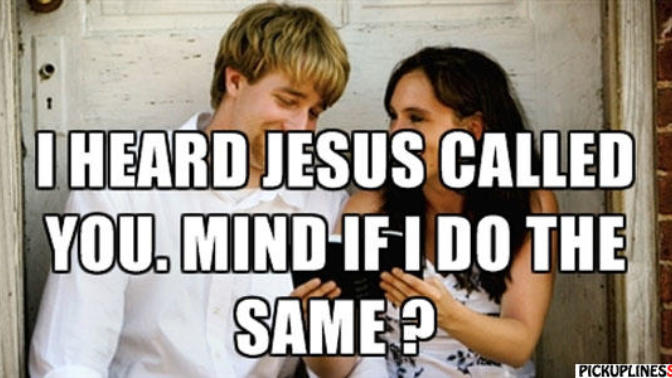 12 Christian Pick-Up Lines