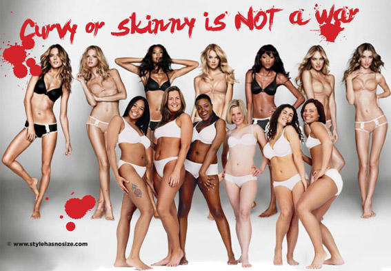 Skinny vs. Curvy: Quit Shaming Women Because of Their Build! >:( >:(