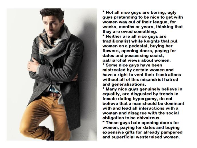 Nice Guys: The Egalitarian vs. The Traditionalist