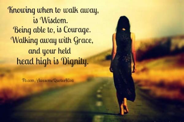 The Art Of Walking Away