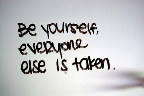 Self-Improvement 101: Be YOURself!