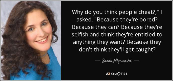 Cheating? - Experiences and Coping With an Unfaithful Partner