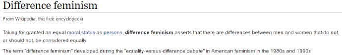 Both Anti-Feminists and Many Feminists Are Wrong About Whether Feminism Advocates "Equality"