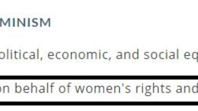 Both Anti-Feminists and Many Feminists Are Wrong About Whether Feminism Advocates "Equality"